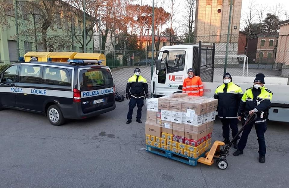  DA PASIAN DI PRATO A JESOLO: OLTRE 200 ORE DONATE DALLA POLIZIA LOCALE ALLE CARITAS