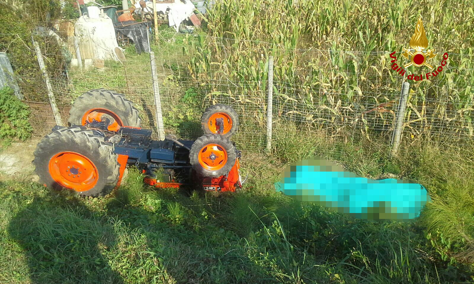 TORRE DI MOSTO: CONTADINO MUORE SCHIACCIATO DAL PESO DEL SUO TRATTORE