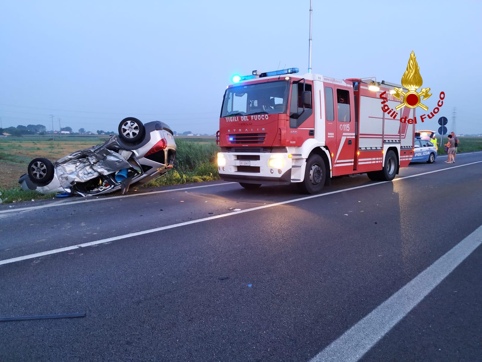 INCIDENTE MORTALE SULLA ROMEA: DUE MORTI