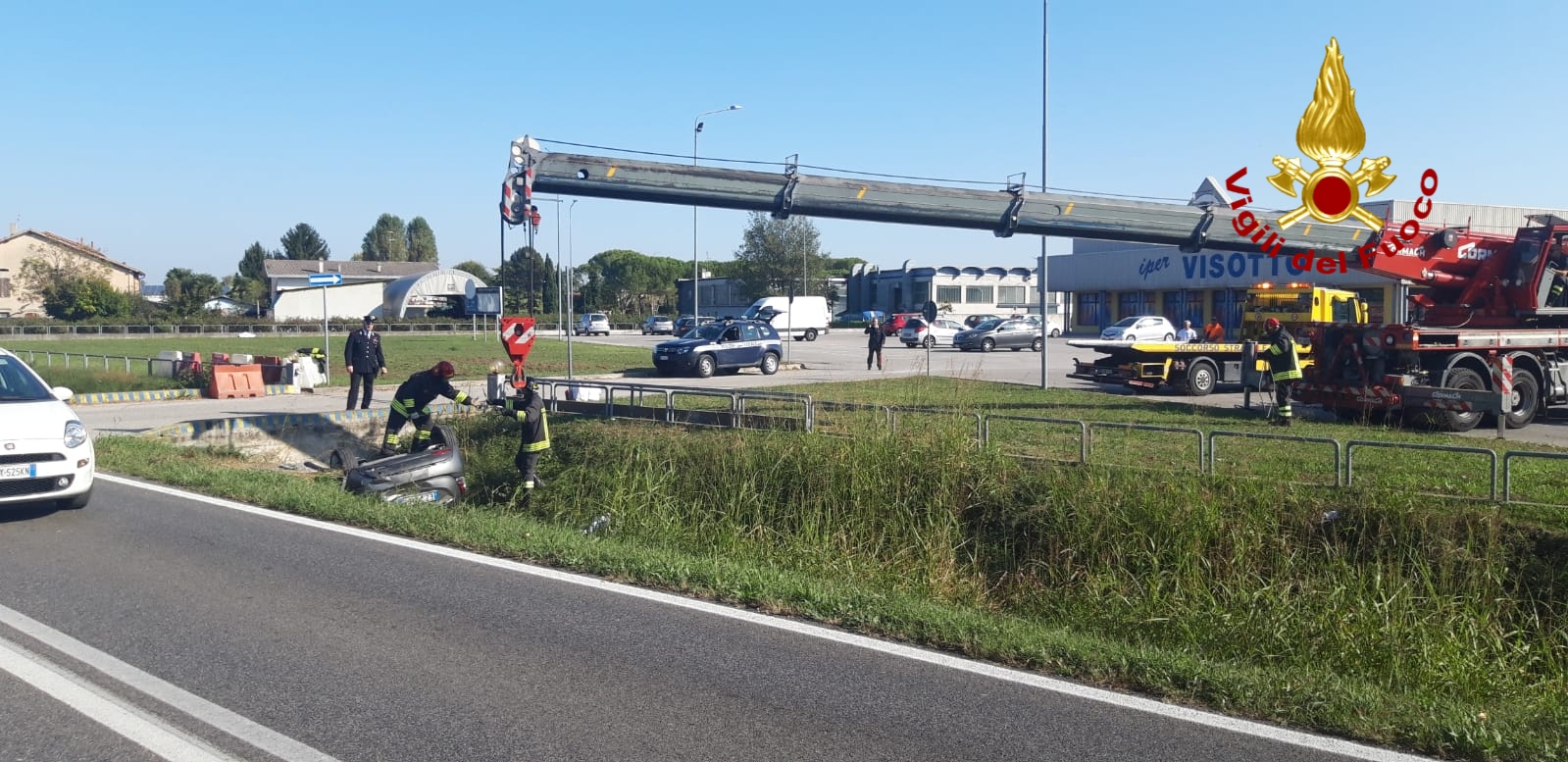 SAN STINO: INCIDENTE SULLA TRIESTINA, FERITA UNA DONNA