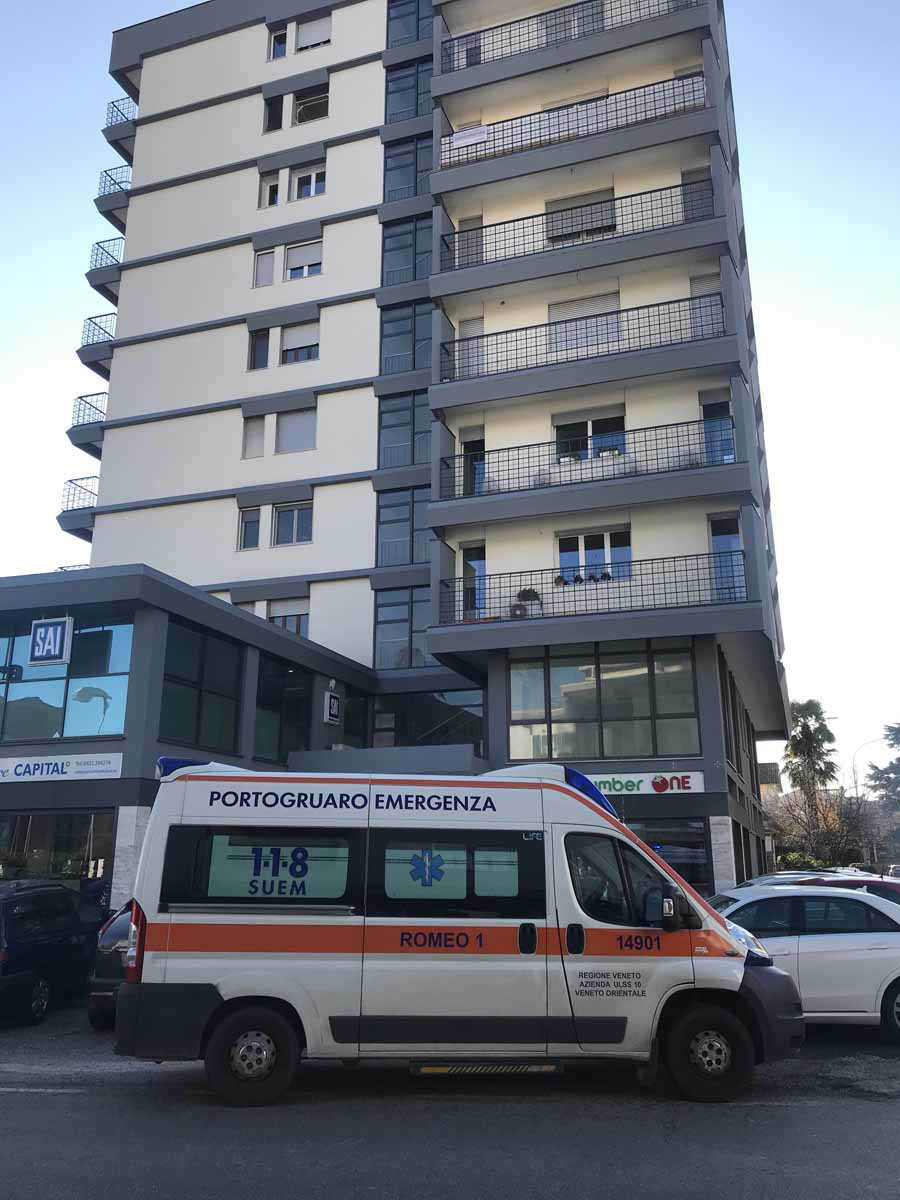 PORTOGRUARO: INFORTUNIO SUL LAVORO, FERITO UN 47ENNE