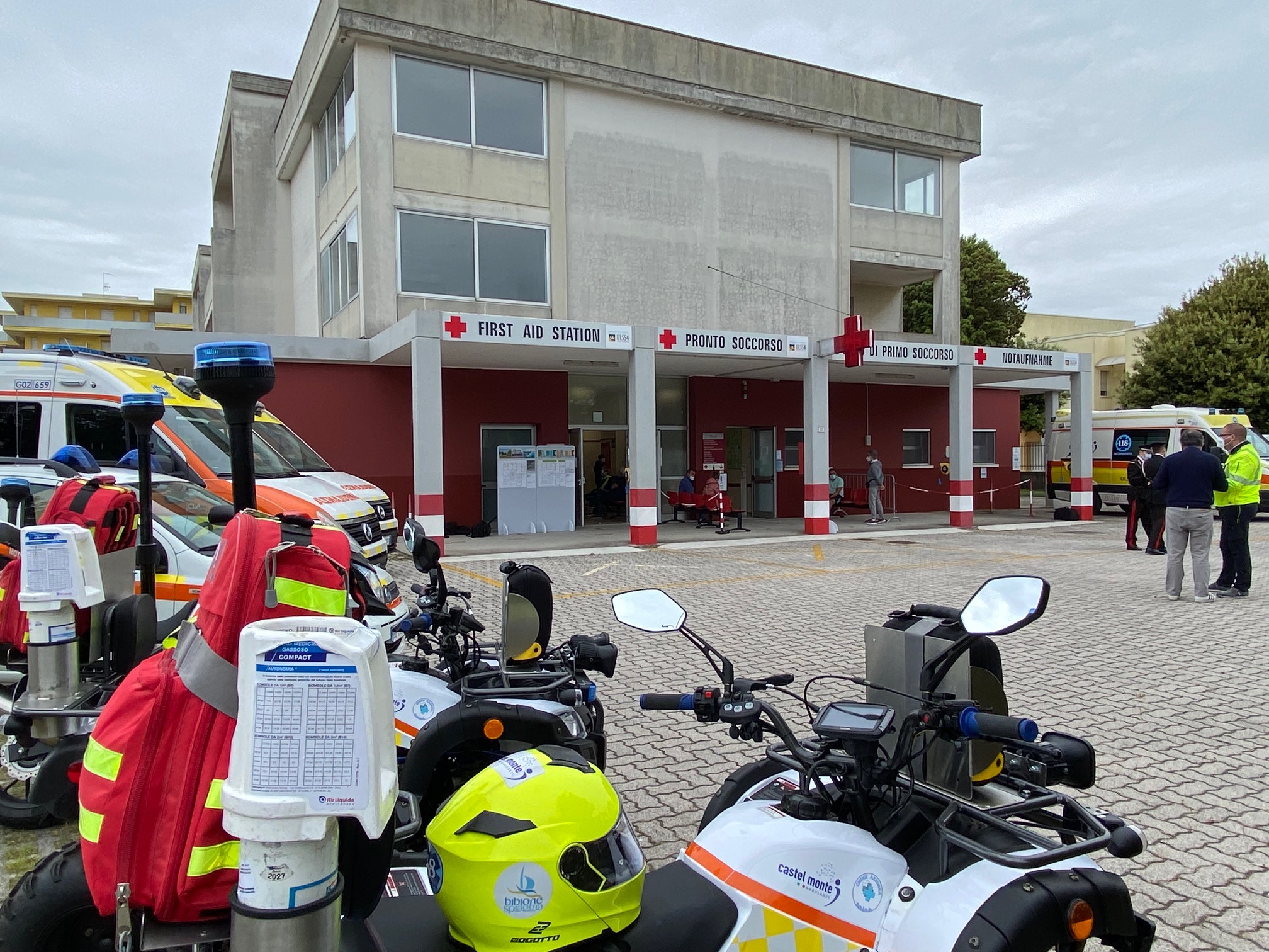 BIBIONE: APERTO IL PUNTO DI PRIMO INTERVENTO DI BIBIONE 