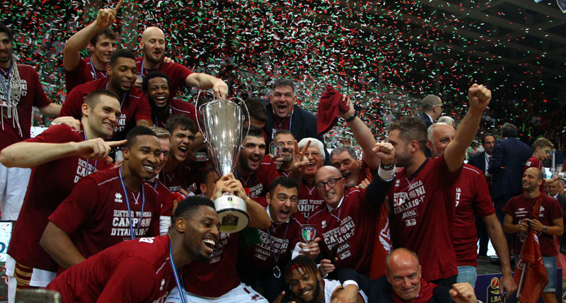 BASKET: REYER CAMPIONE D'ITALIA, TRIPUDIO TRA LAGUNA E TERRAFERMA